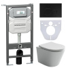 Унитаз с инсталляцией Сет 4 в 1 Ceramicanova CN6000_1001B_1000