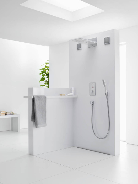 Фото верхний душ hansgrohe raindance rainfall 180 air 2jet 28433000
