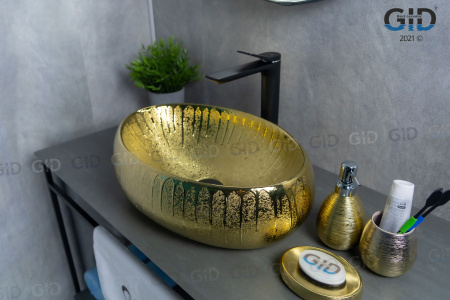 Фото раковина накладная gid 9030g 48 см