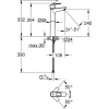 Фото смеситель для раковины grohe bauloop 23764001
