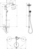 Фото душевая стойка hansgrohe croma 220 showerpipe reno 27224000