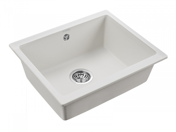 Фото кухонная мойка paulmark gera 55 см pm205546-wh