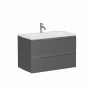 Тумба под раковину Sancos Folk 80 см, цвет: Grey soft FL80GS