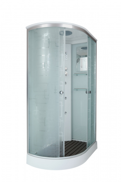 Фото душевая кабина dto 120x80 см em1512rgm+el с гидромассажем и электрикой