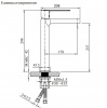 Фото смеситель для раковины altrobagno unione 010222 gm