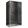 Душевое ограждение Abber Schwarzer Diamant 100x80 см AG301005-S805
