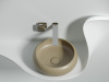 Фото раковина накладная ceramicanova element 36 см, цвет: капучино cn6050mc