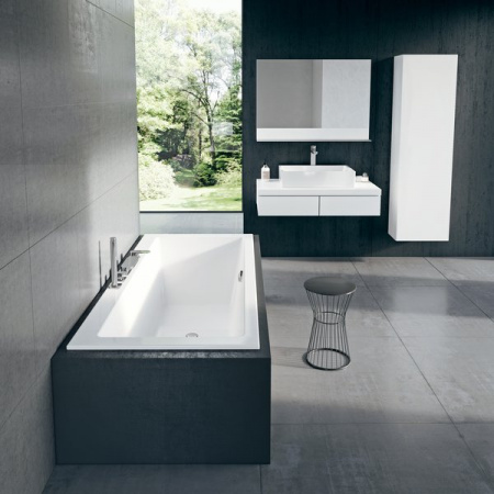 Фото акриловая ванна ravak 01 slim 170х75 см c691300000