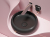 Фото раковина накладная ceramicanova element 36 см, цвет: черный cn6050mb