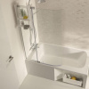 Фото акриловая ванна jacob delafon bain douche malice 170x90 см e6d065l-00 l
