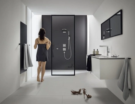Фото смеситель для раковины hansgrohe finoris 76063000