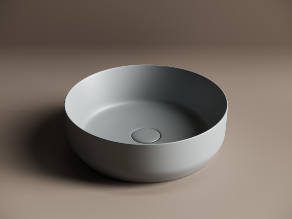 Фото раковина накладная ceramicanova element 39 см, цвет: антрацит cn6022mh