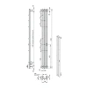 Фото электрический полотенцесушитель indigo  style 3 pro 150/13 lspre150-13rt