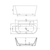Фото акриловая ванна vincea 180x80 см vbt-421-1800