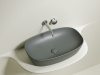Фото раковина накладная ceramicanova element 60 см, цвет: антрацит cn6049mh