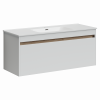 Тумба под раковину Sancos Smart 120 см, цвет: белый SM120-1W