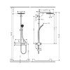 Фото душевая стойка hansgrohe pulsify 24221700