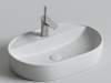 Фото раковина накладная ceramicanova element 60 см, цвет: белый cn6035