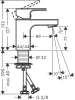 Фото смеситель для раковины hansgrohe vernis shape 71567000