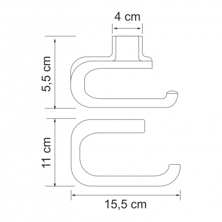 Фото полотенцедержатель wasserkraft kammel k-8396