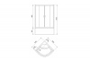 Фото душевая кабина royal bath fato rb 100x100 см rb100ck-t-ch fato