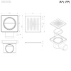Фото душевой трап am.pm primeflow 10 см w02bd-p11-010-01bm