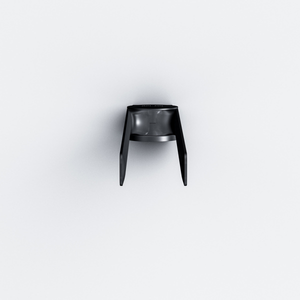 Фото двойная вешалка-вертушка для полотенец am.pm inspire 2.0 black edition a50a32622
