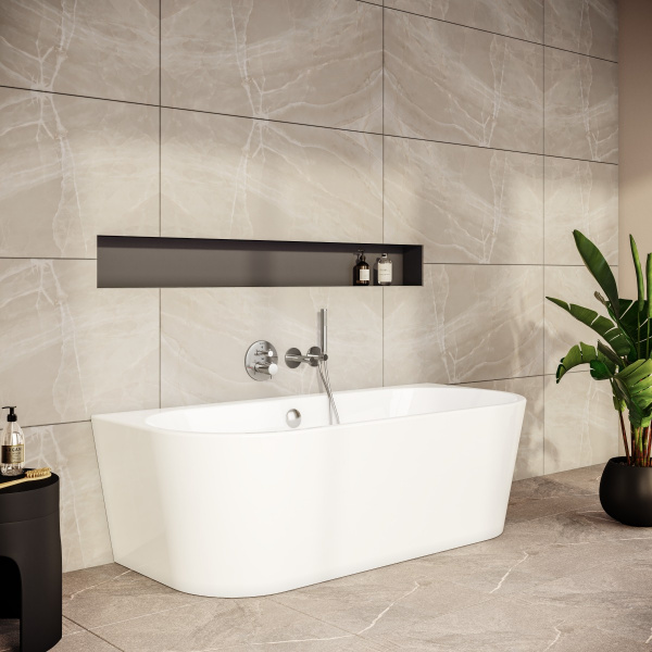 Фото акриловая ванна vitra geo 180x80 см 65420006000