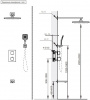 Фото душевая стойка с термостатом altrobagno lamberto 040411 gm