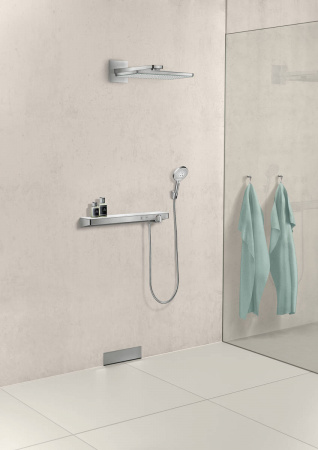 Фото термостатический смеситель для душа hansgrohe shower tabletselect 13184000