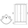 Фото душевая кабина royal bath нк rb100hk6-wc 100x100 см