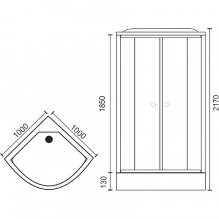 Фото душевая кабина royal bath нк rb100hk6-wc 100x100 см