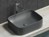 Фото раковина накладная ceramicanova element 50.5 см, цвет: антрацит cn6052mdh