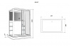 Фото душевая кабина grossman 120x90 см gr-227 l/r