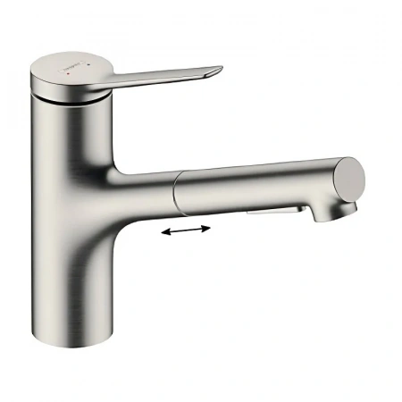 Фото смеситель для кухонной мойки hansgrohe zesis 74800800