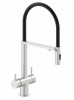Смеситель для кухни с гибким изливом AltroBagno Flusso 050201 Ni