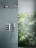 Фото встраиваемая душевая стойка с термостатом altrobagno cascata 040101 cr
