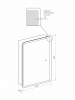 Фото зеркальный шкаф с подсветкой taliente cbled 60 см ta-cbled-e6080