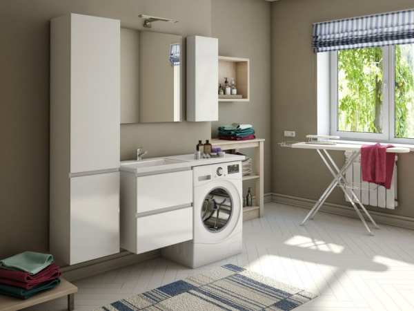 Фото тумба под стиральную машину эстет dallas luxe 100 см l/r фр-00002313