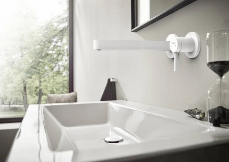 Фото смеситель для раковины hansgrohe finoris 76050700