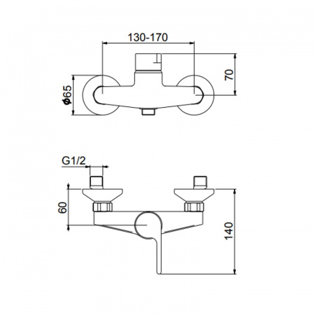 Фото смеситель для душа webert doremi dr870102015
