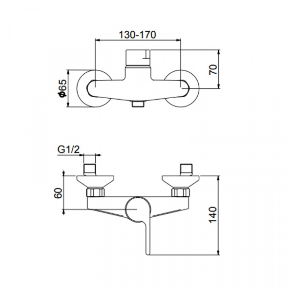 Фото смеситель для душа webert doremi dr870102015