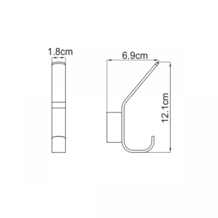 Фото крючок wasserkraft sauer k-7923