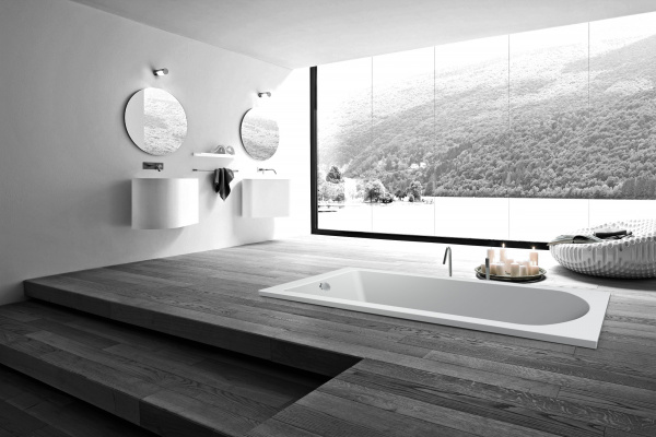 Фото акриловая ванна c-bath rea 170x70 см cbq002003