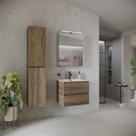 Фото тумба под раковину sancos libra 60 см, цвет: дуб чарльстон lb60ech