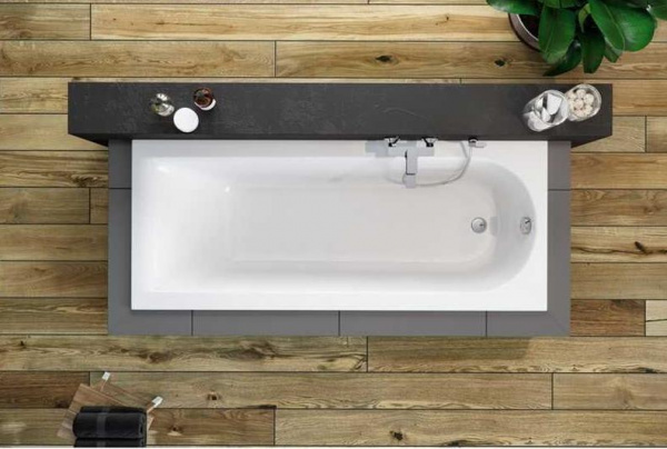 Фото акриловая ванна excellent aurum slim 170x70 см waex.aur17whs