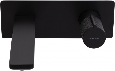 Фото смеситель для раковины allen brau liberty 5.33004-31 черный матовый