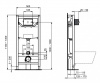 Фото инсталляция для унитаза ideal standard prosys frame 120 p r027767