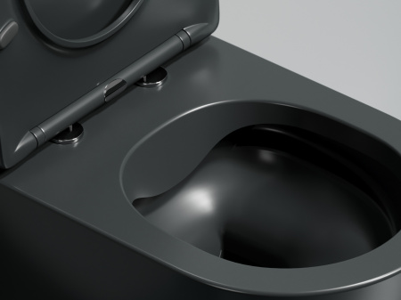 Фото унитаз подвесной, безободковый ceramicanova modena cn6063mdh