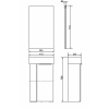 Фото тумба с раковиной comforty асти 41 см 00-00015420